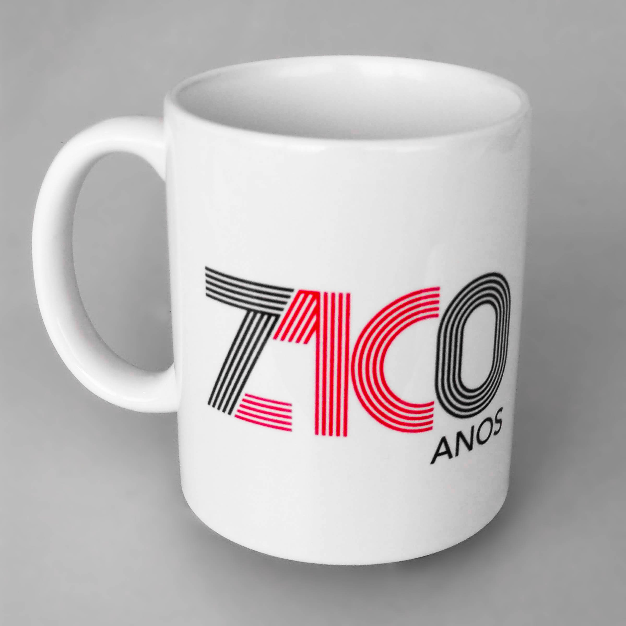 Caneca Zico 70 Anos (Série Limitada)