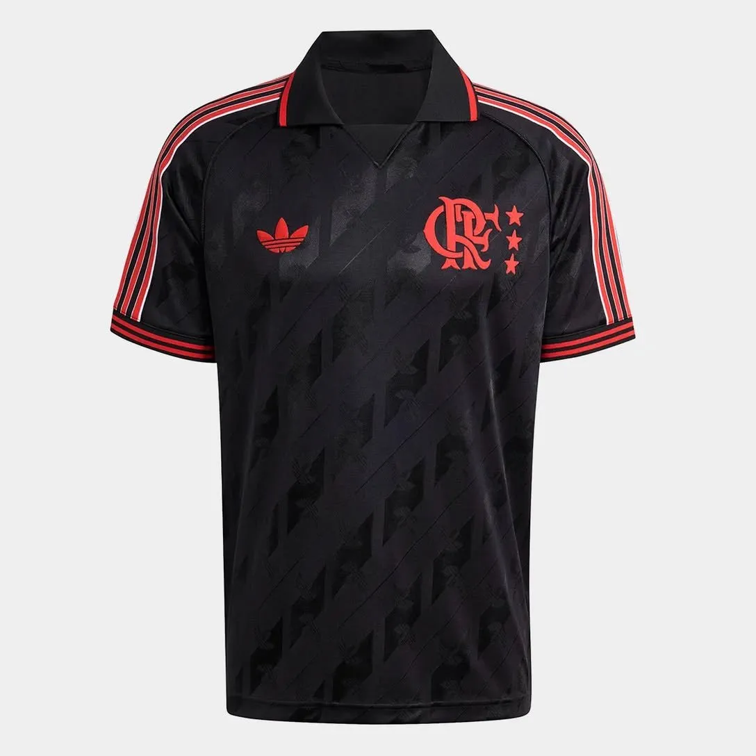 Camisa Flamengo Adidas Lifestyler Preta 2025 KC7921