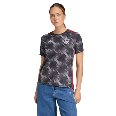 Camisa Flamengo III Feminina Adidas 2024 IS8032