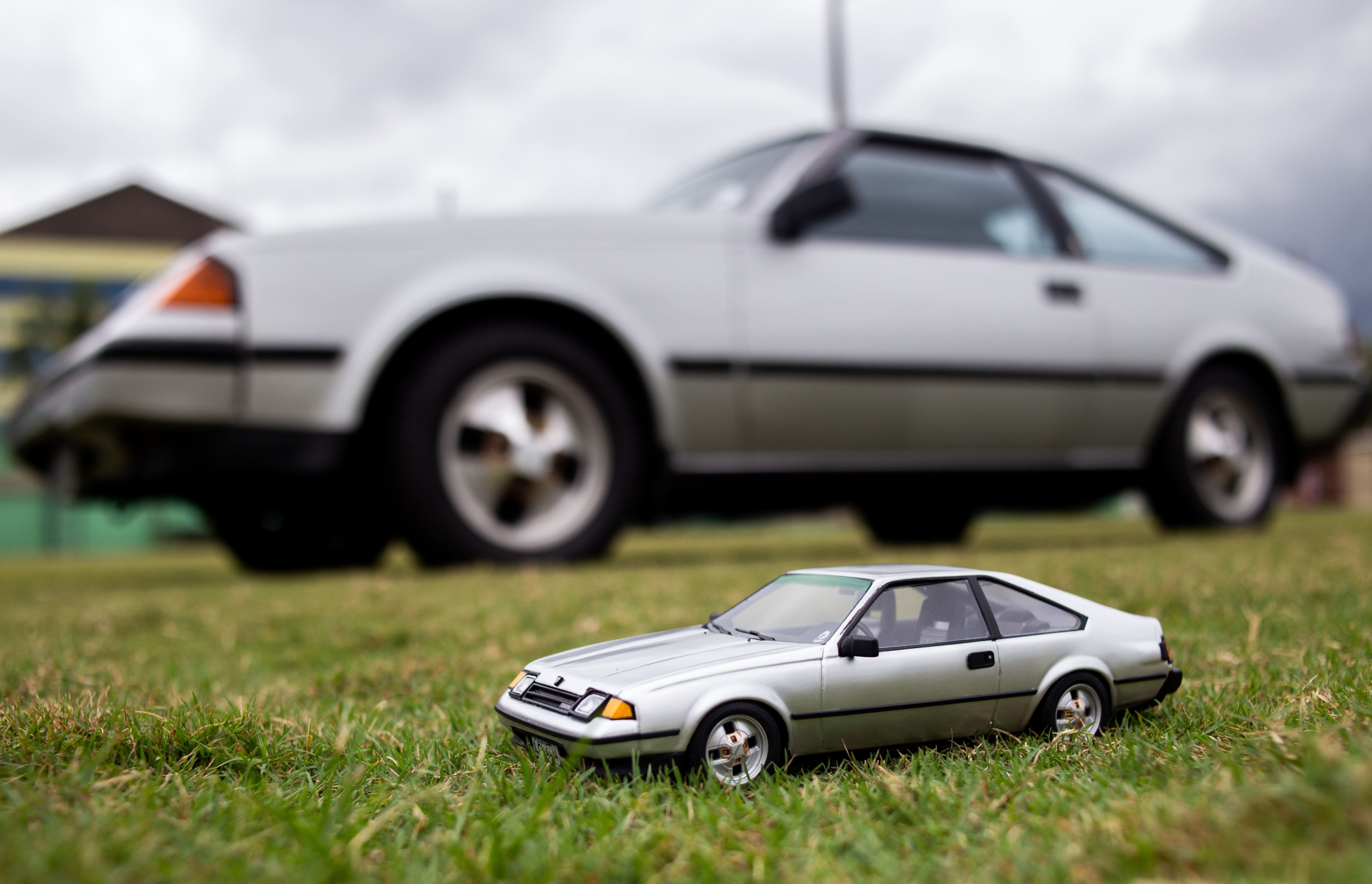 Miniatura do Carro que Zico ganhou no Mundial de 81