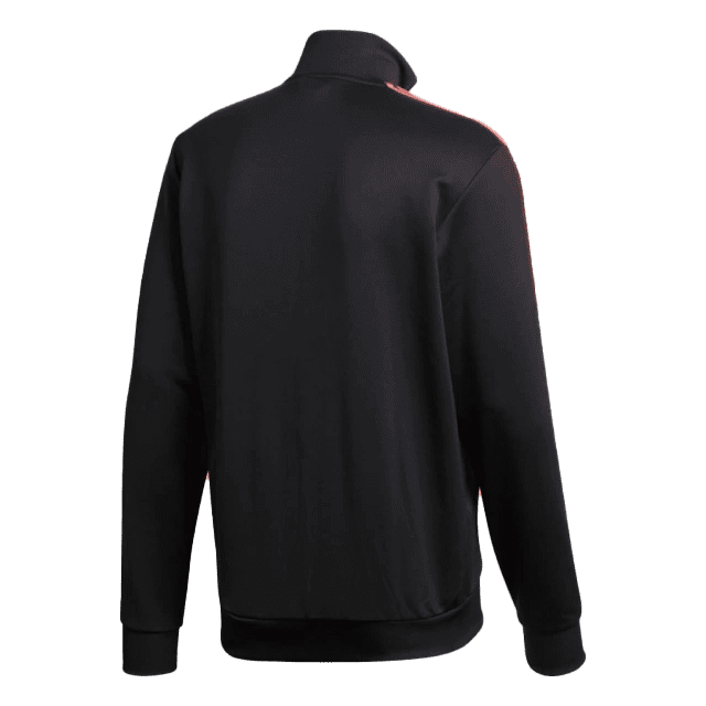 Jaqueta Flamengo Adidas 3-Stripes Track Top Masculina - Preto+Vermelho FQ7647