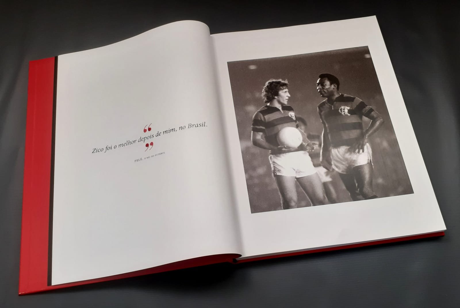 Livro Formato Table Book Zico 70 Anos