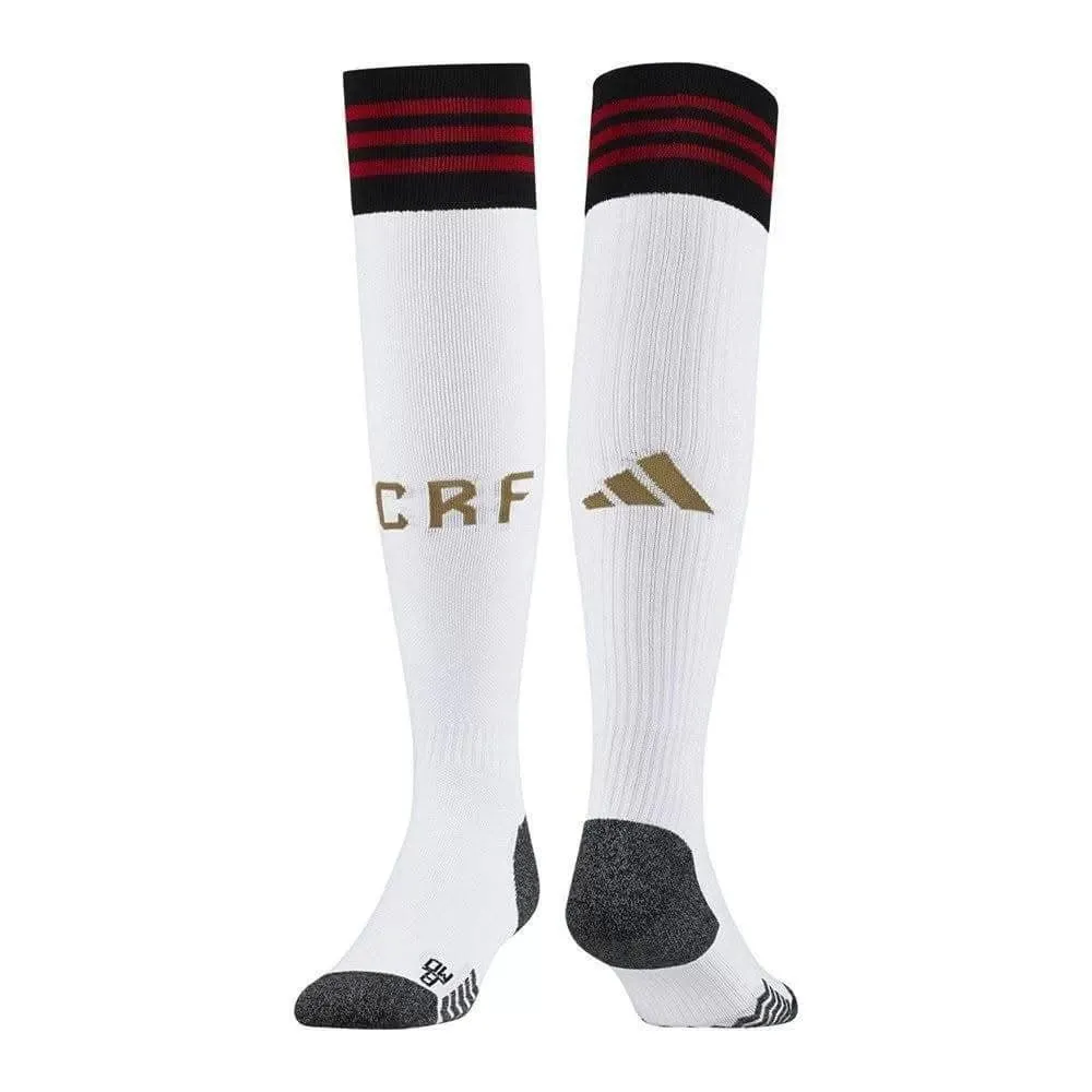 Meião Flamengo Adidas II Branco 2023 2024 HS5199