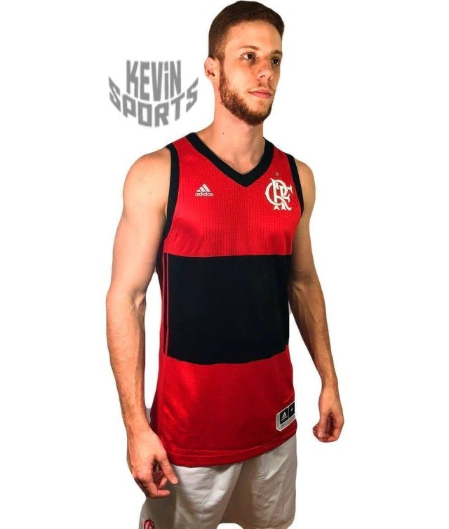 Camiseta Regata de Basquete I 2017/2018 Modelo Jogador - CW3268