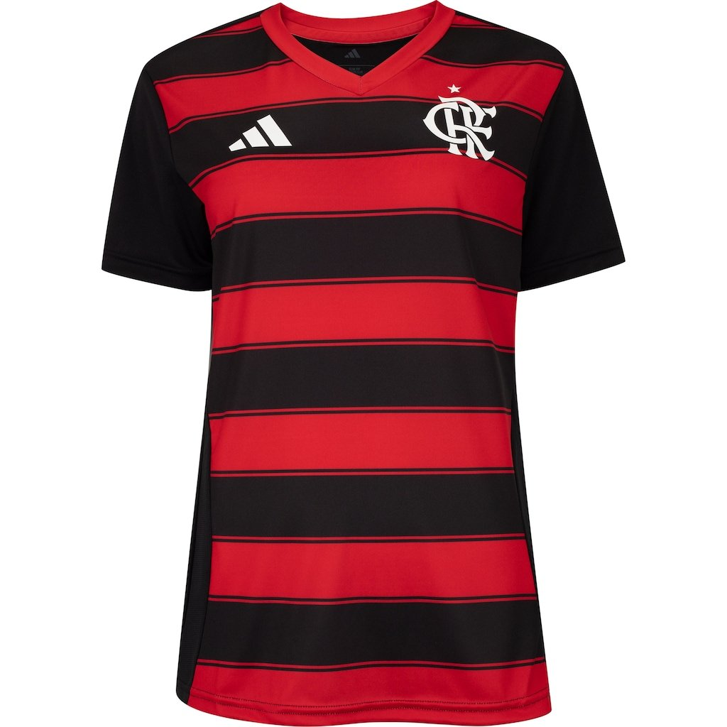 Camisa Feminina Flamengo Adidas Fanshirt 2025 JG8783