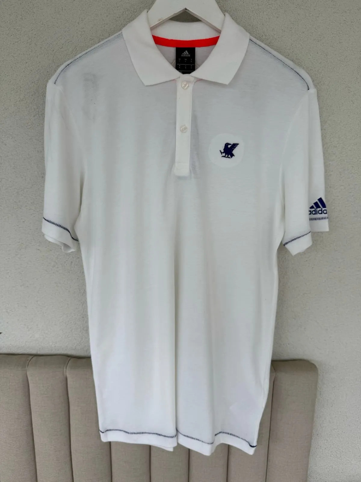 Polo Japão Adidas Piquet Branca F48180