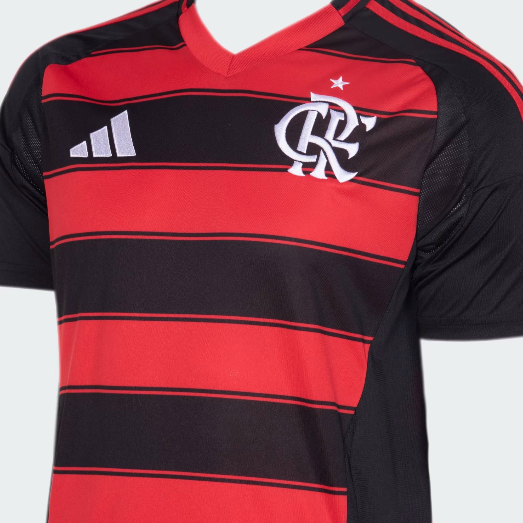 Camisa Flamengo Adidas I 2025/26 Rubro-Negra IV6052