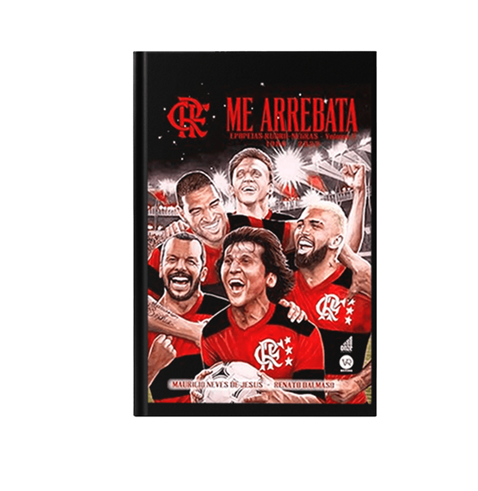 LIVRO "ME ARREBATA – EPOPEIAS RUBRO-NEGRAS"- Volume 3 + CARD ZICO AUTOGRAFADO
