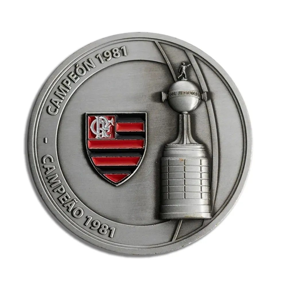 Medalhão Libertadores Flamengo 1981 - Edição Especial