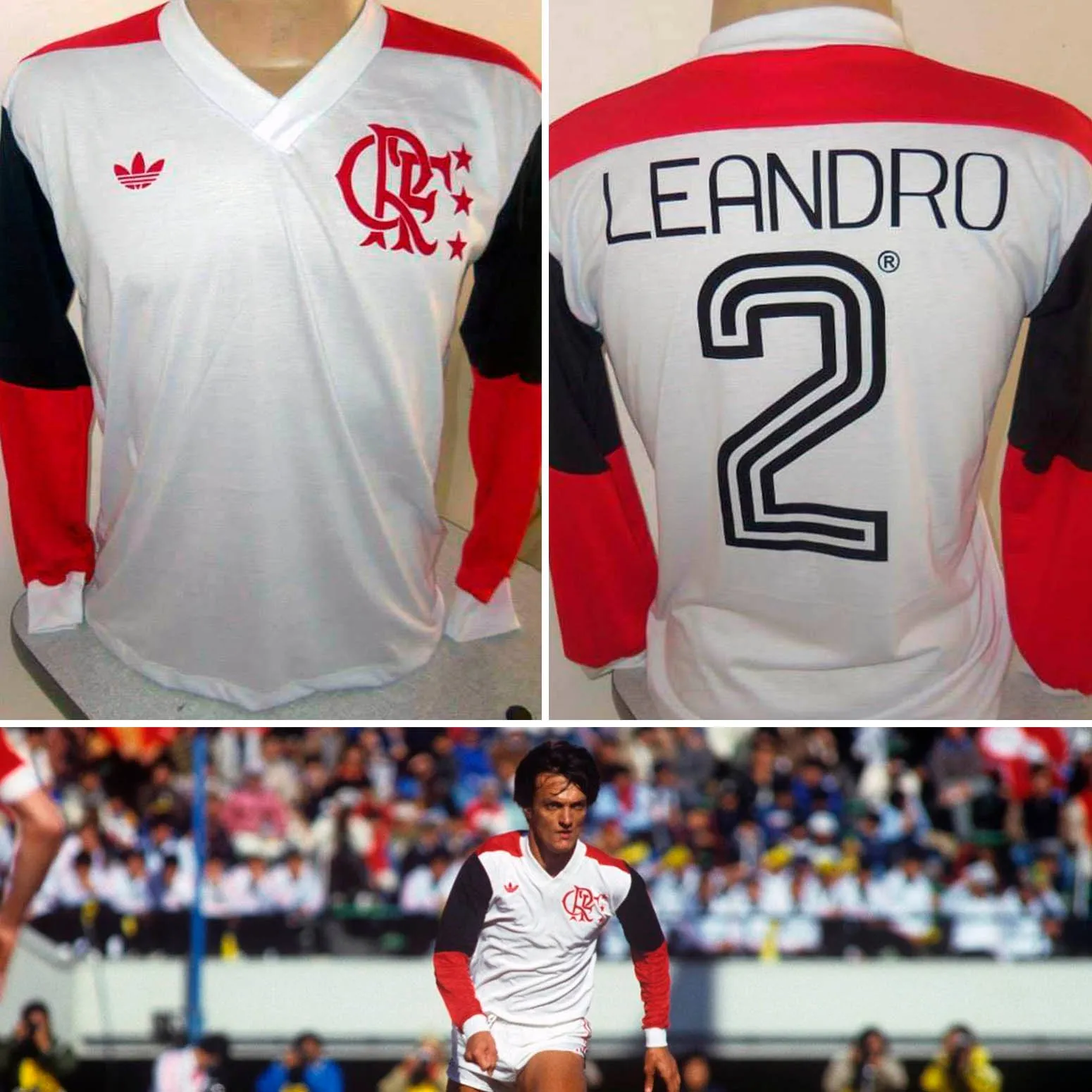 Camisa 2 Leandro da Final de 81 tamanho PP (Nome e dedicatória do Leandro) para colecionadores