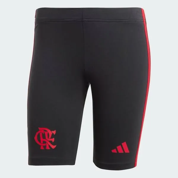 Short Biker Feminino Flamengo Adidas DNA 2024/25 IT3817