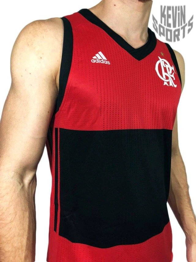 Camiseta Regata de Basquete I 2017/2018 Modelo Jogador - CW3268