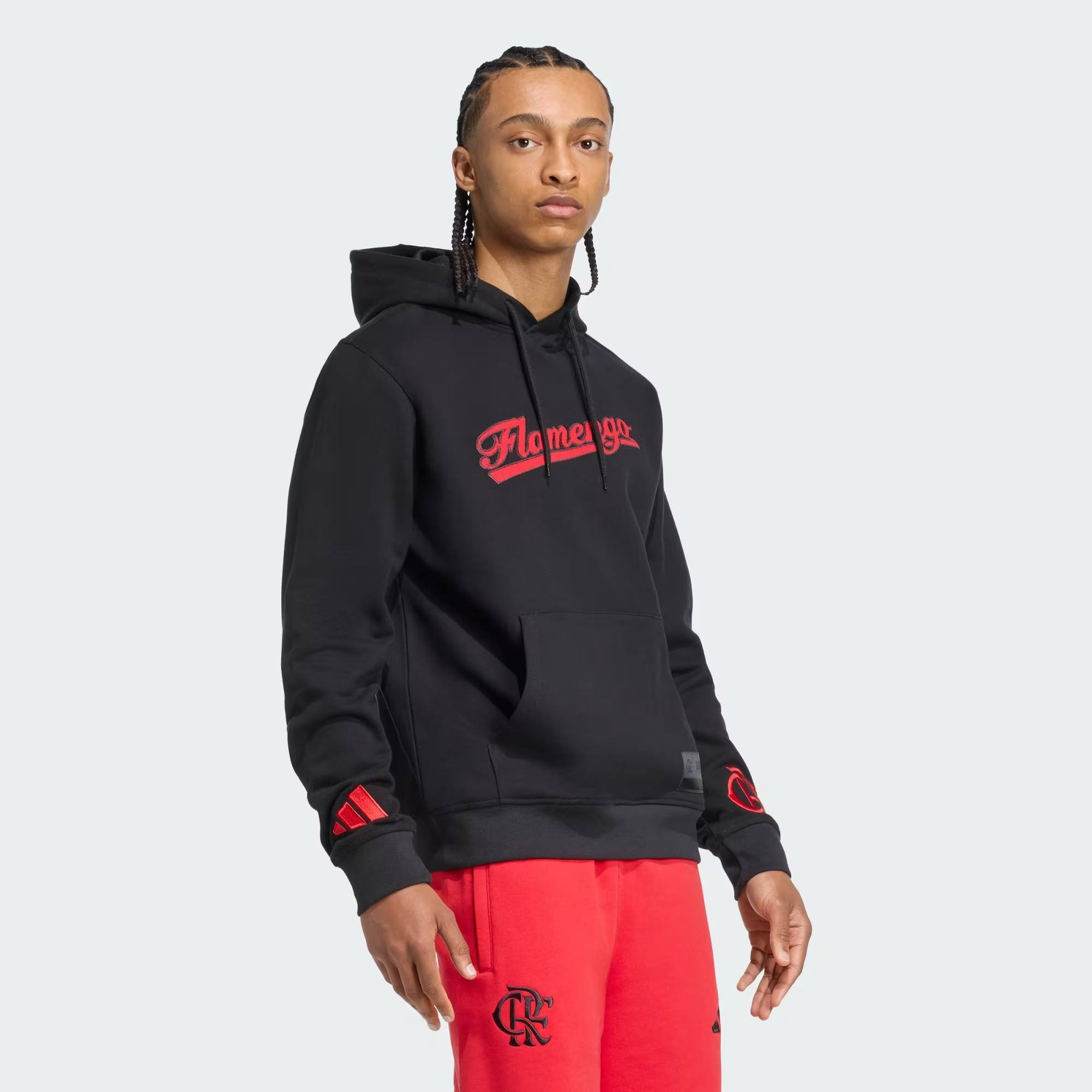 Moletom Flamengo Adidas Estados Unidos US Pack 2025 Preto JN0881