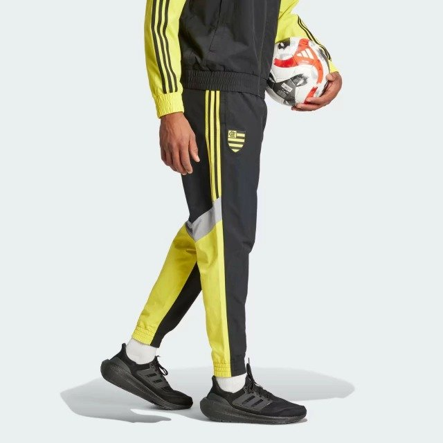 Calça Flamengo Adidas Preta e Amarela IP8185