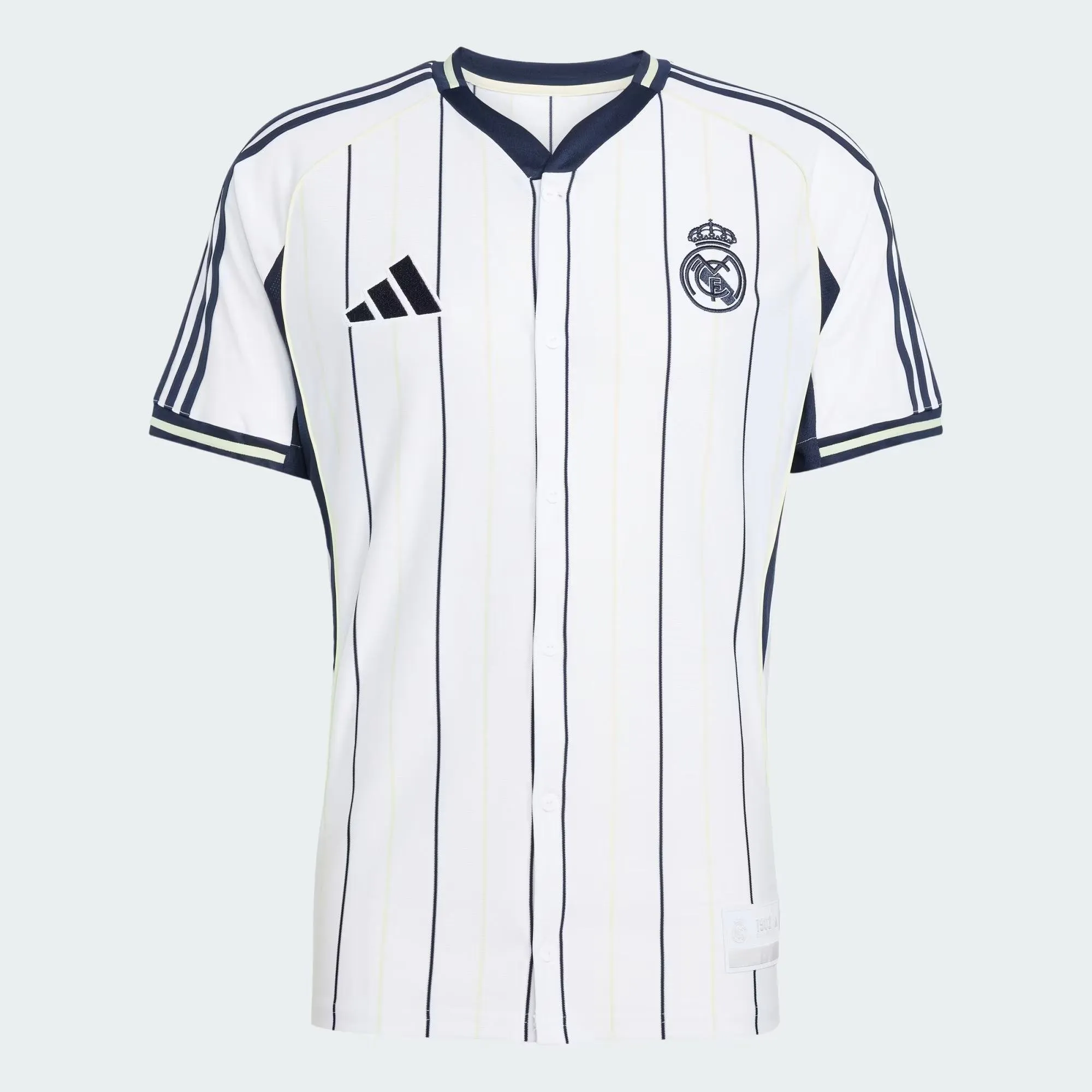 Camisa Real Madrid Adidas Baseball Estados Unidos US Pack 2025 Branca JN3073