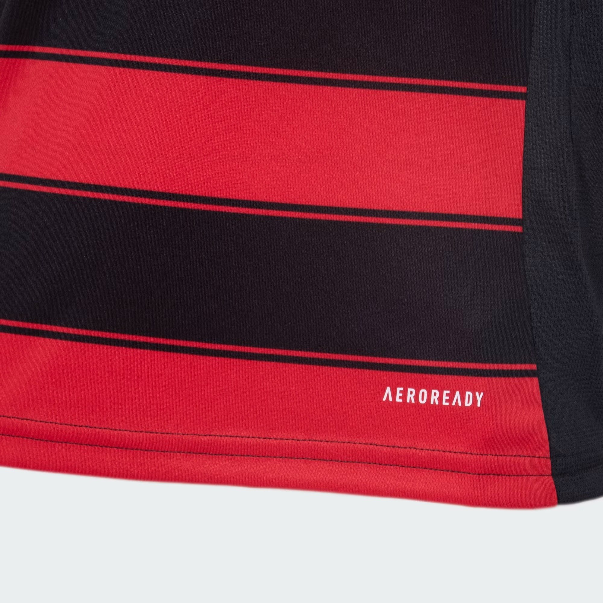 Camisa Infantil Flamengo Adidas I Rubro-Negra 2025/26 IV6048