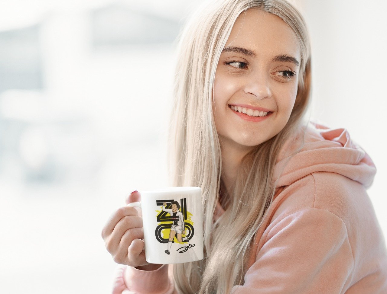 Caneca de Porcelana "Buongiorno"