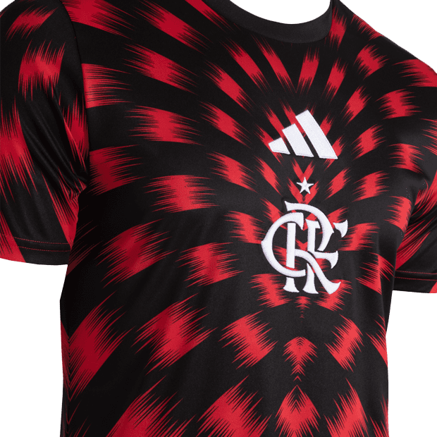 Camisa Pré-Jogo Original Flamengo Adidas 2025/26 IW8760