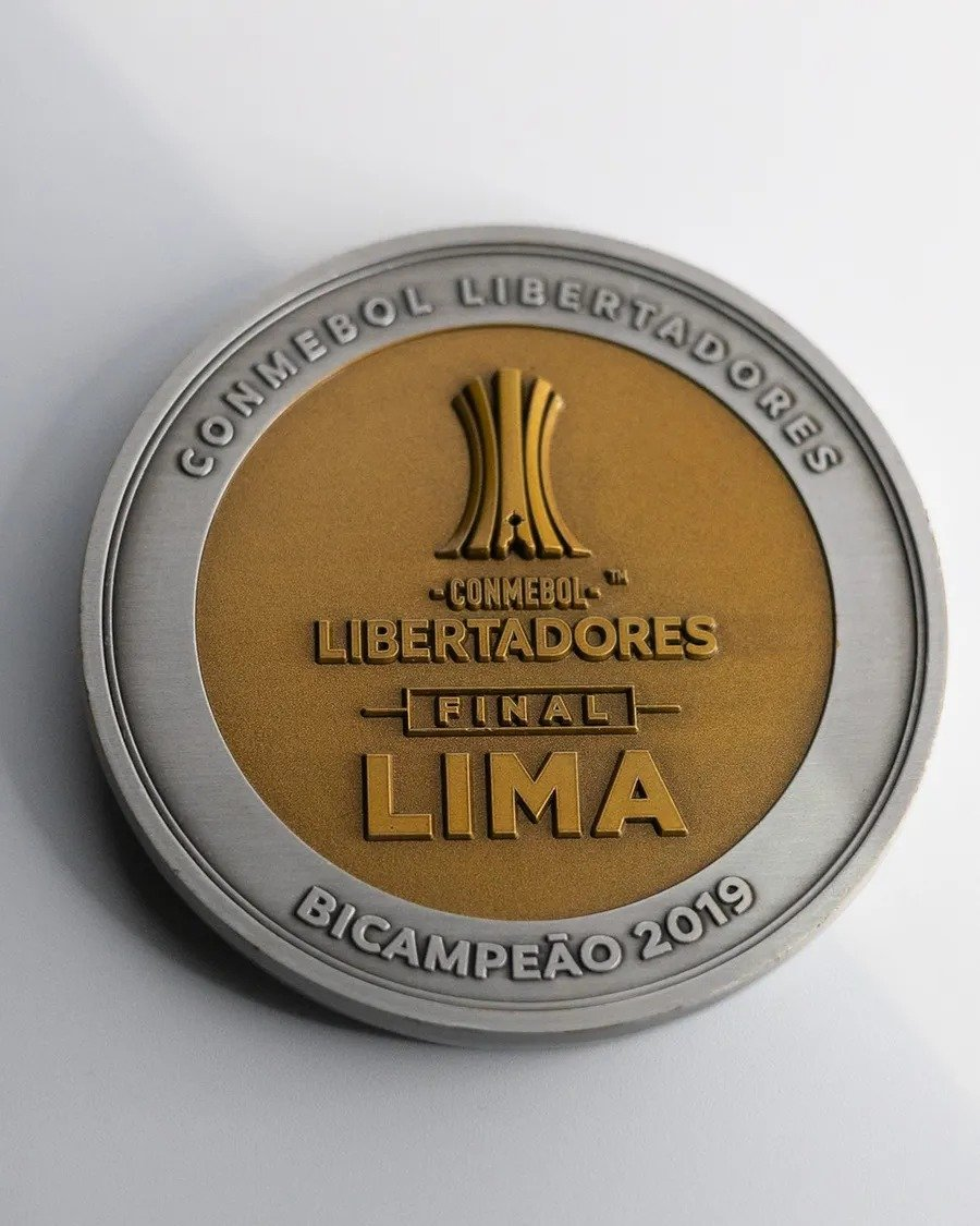 Medalhão Bicampeão Libertadores Flamengo 2019 - Edição Especial