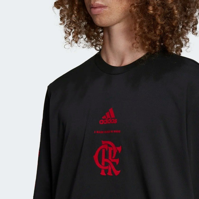 Camiseta Flamengo Adidas Manga Longa Especial Temporada HA5392