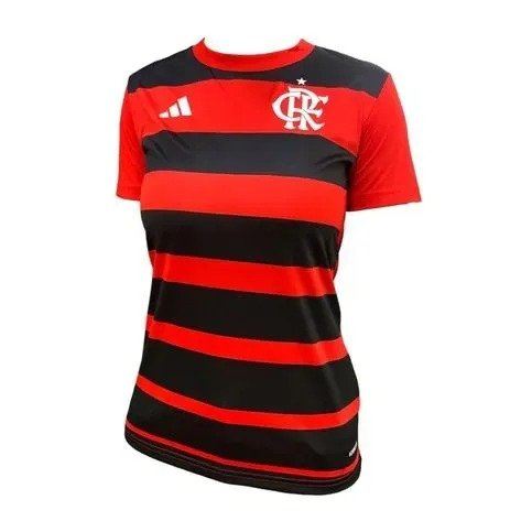 Camisa Feminina Flamengo Adidas 2024 Fan IV1018