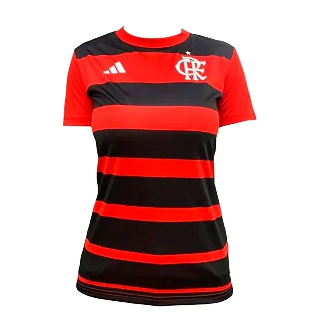 Camisa Feminina Flamengo Adidas 2024 Fan IV1018