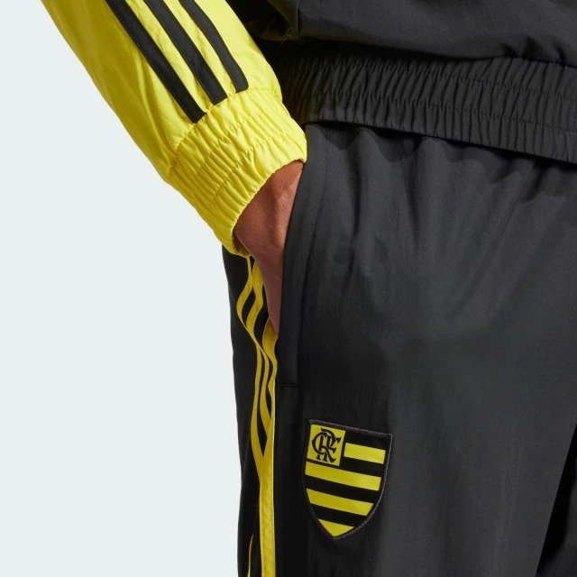 Calça Flamengo Adidas Preta e Amarela IP8185