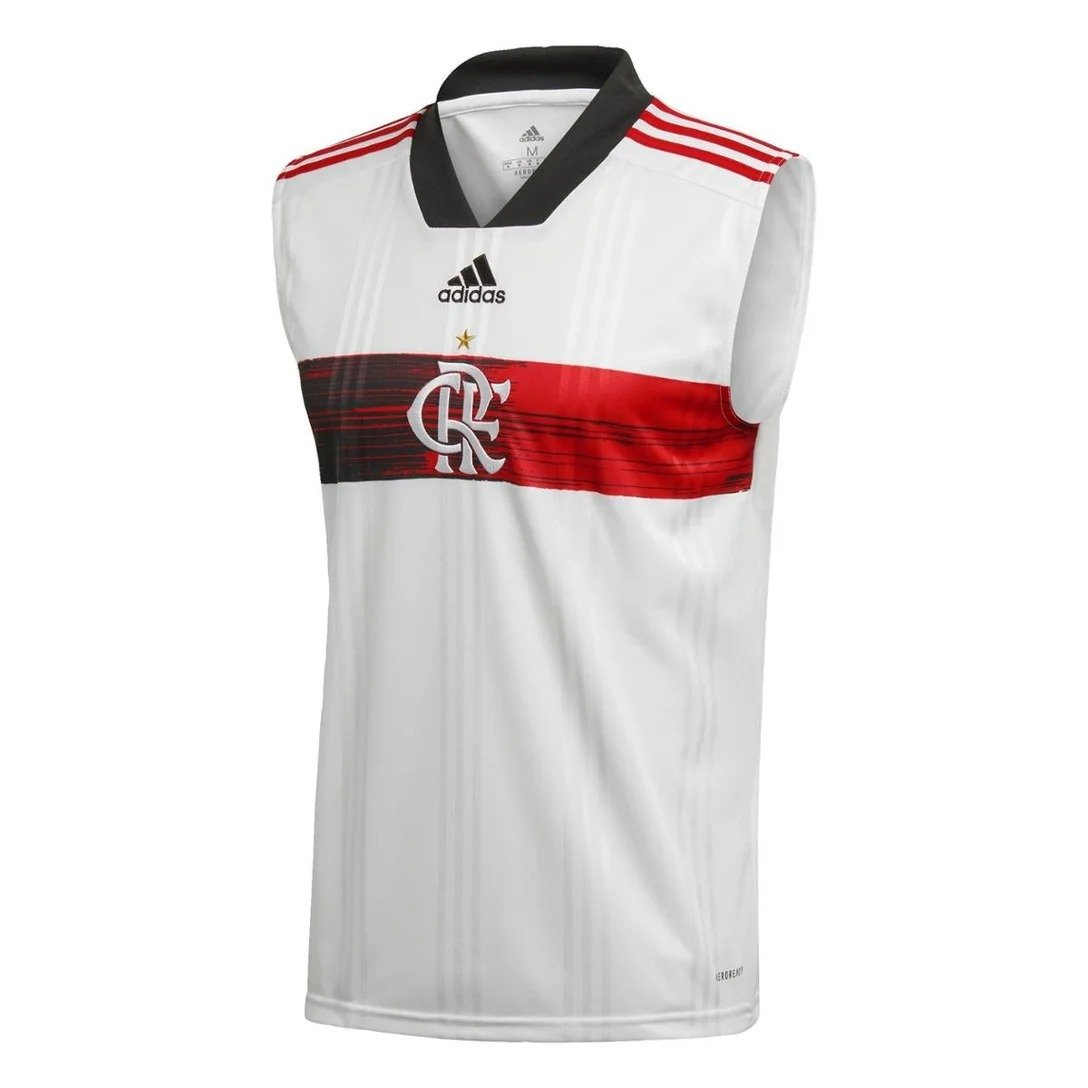 Regata Flamengo Adidas II 2020 2021 Branca FH7586