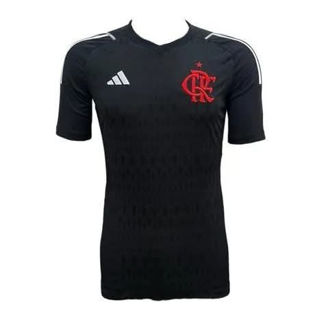 Camisa de Goleiro Flamengo Adidas Authentic Player Preta 2023/24