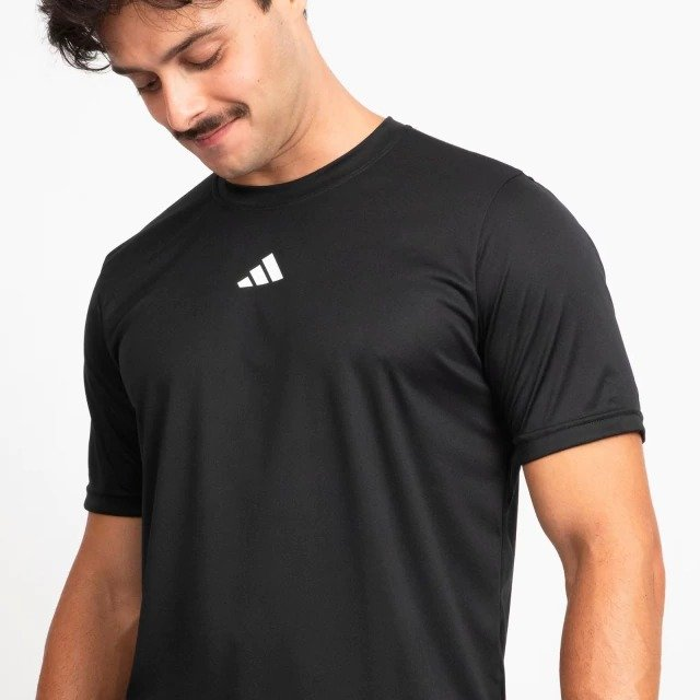 Camiseta Adidas Treino Básica Preta JD5588