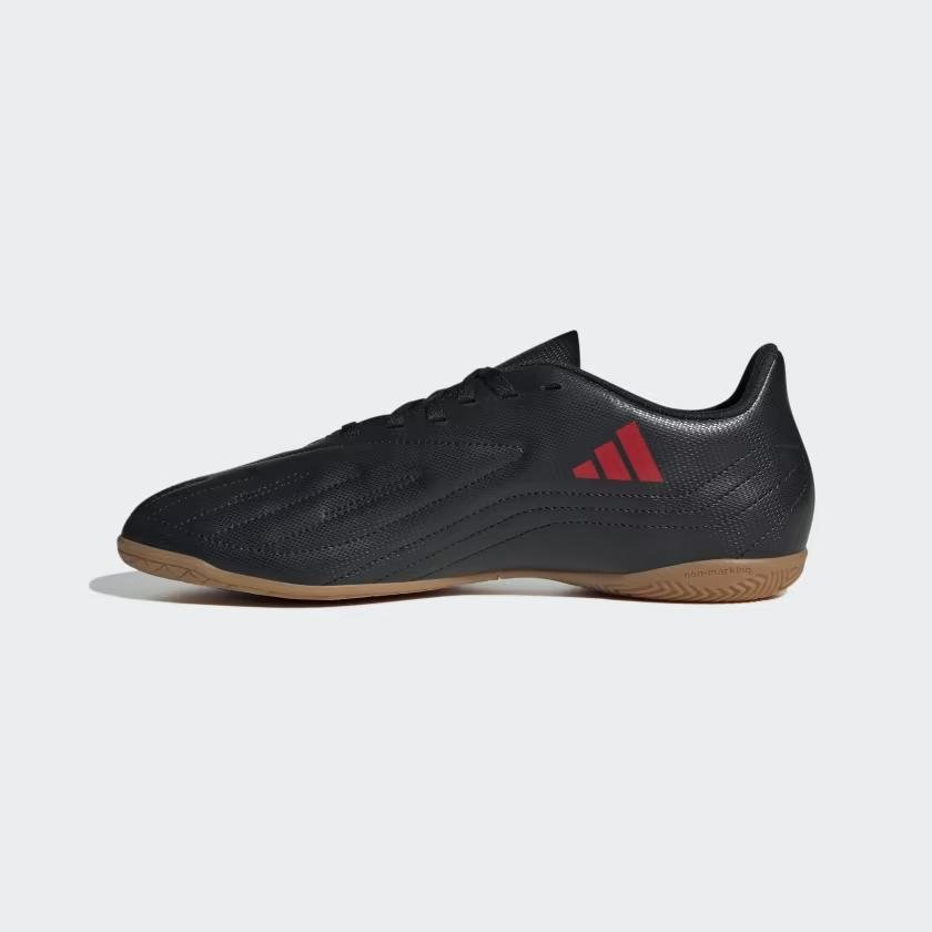 Chuteira Adidas Deportivo Futsal Preta e Vermelha HP2515