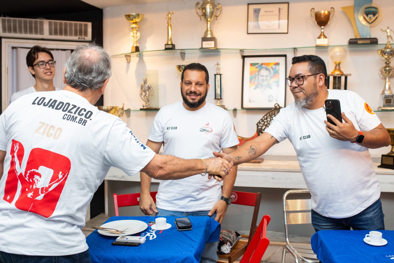20º Café Com Zico (no Bar do Galinho) no dia 22 de SETEMBRO às 9h