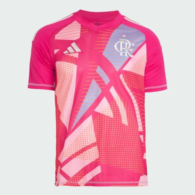 Camisa Goleiro Flamengo Adidas II Rosa 2025/26 JE6688