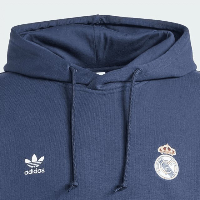 Moletom Adidas Capuz Real Madrid Essentials Trefoil IL1025