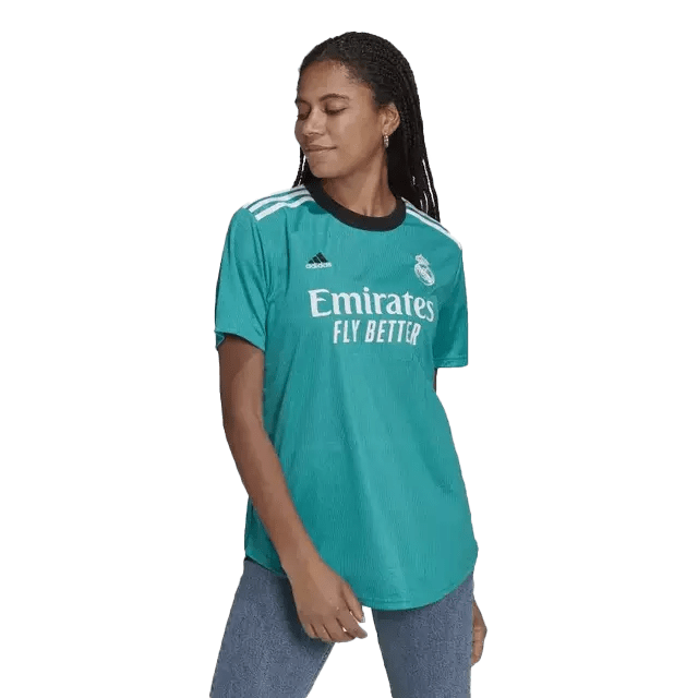 Camisa 3 Real Madrid 21/22 Feminina - Turquesa adidas HA0085