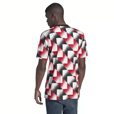 Camisa Pré-Jogo Manchester United - Branco adidas H56682