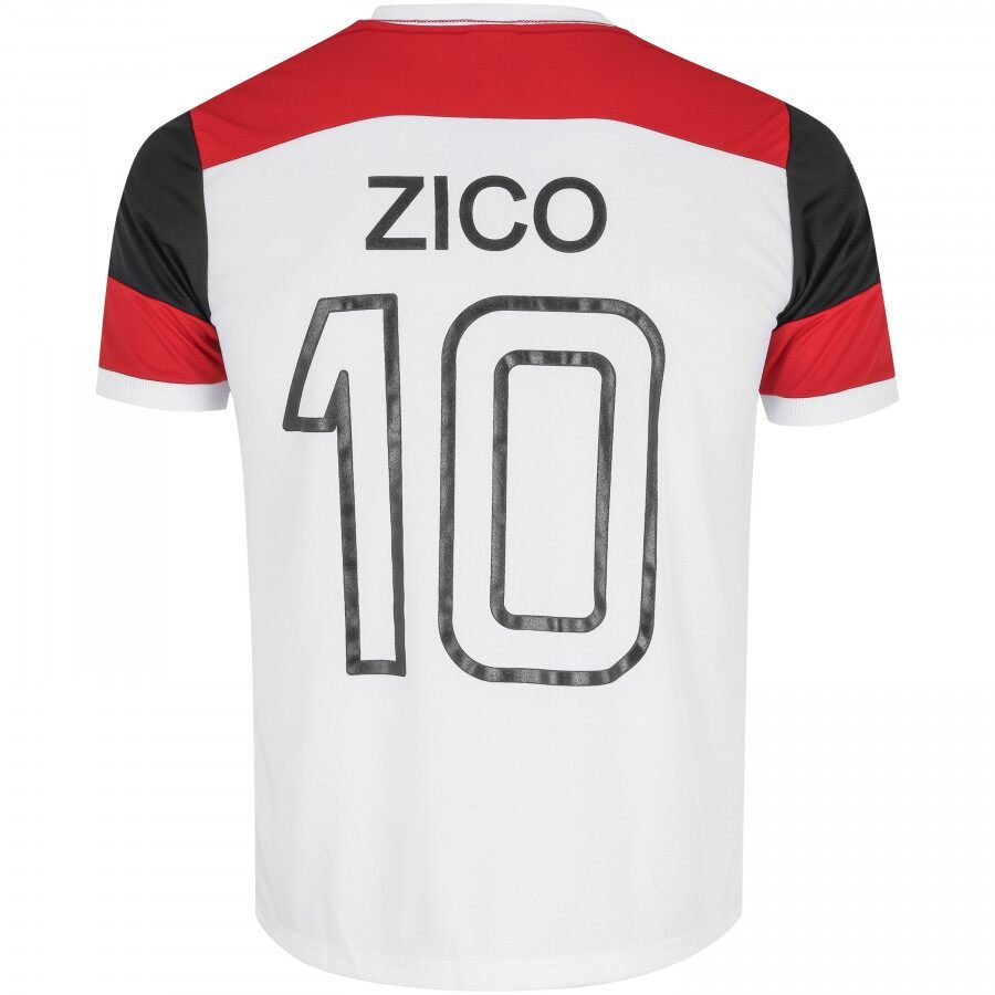 Camisa Fla Retrô 81 Zico n:10 (Apenas P com dedicatória do Zico)