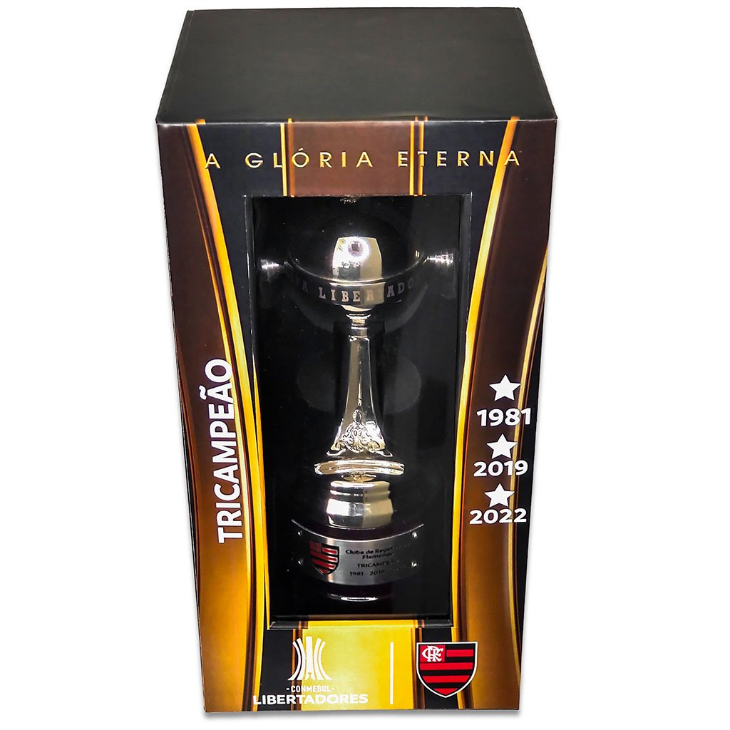 Miniatura da Taça Libertadores Flamengo (15cm)
