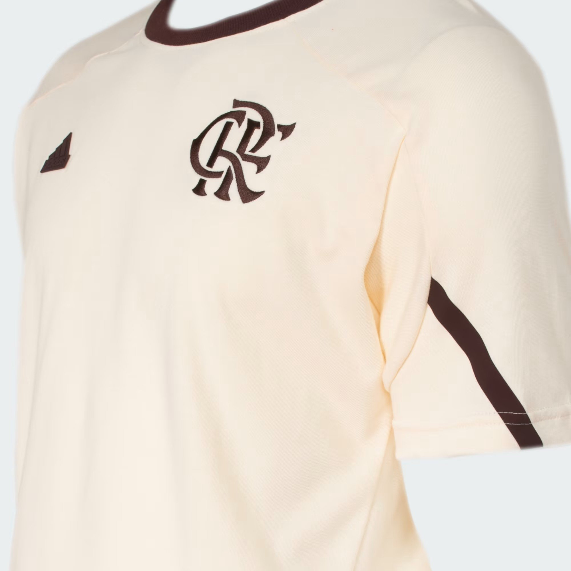 Camiseta Flamengo Adidas Gameday Bege 2024 IP8197