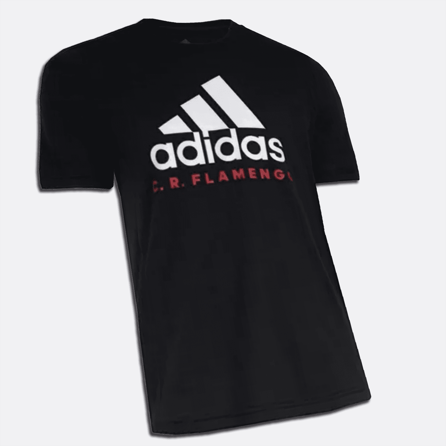 Camiseta Flamengo Adidas Gráfica DNA Preta Algodão HY6247