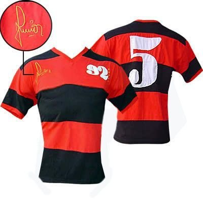 Camisa Junior 1992 Especial 30 anos com bordado dourado (Com dedicatória)