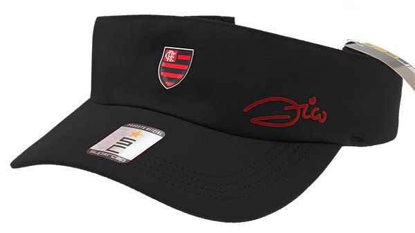 Viseira Zico Silk Flamengo Faixa Microfibra