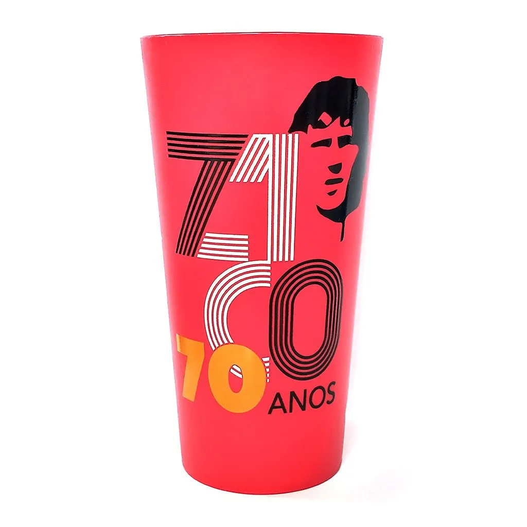 Copo Zico 70 anos vermelho