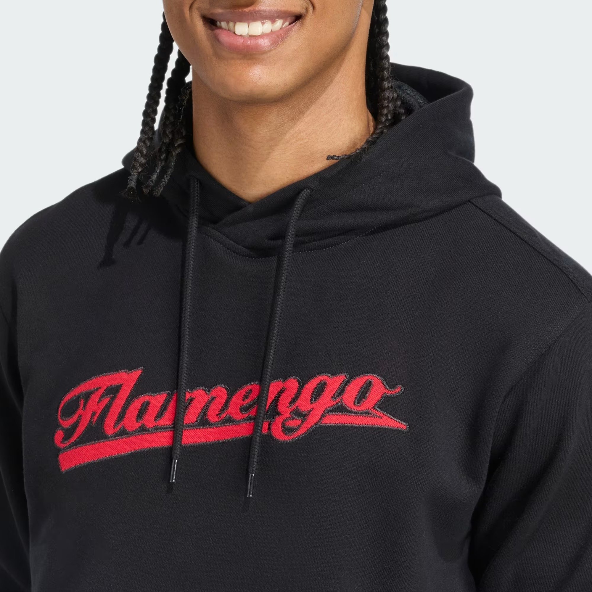 Moletom Flamengo Adidas Estados Unidos US Pack 2025 Preto JN0881