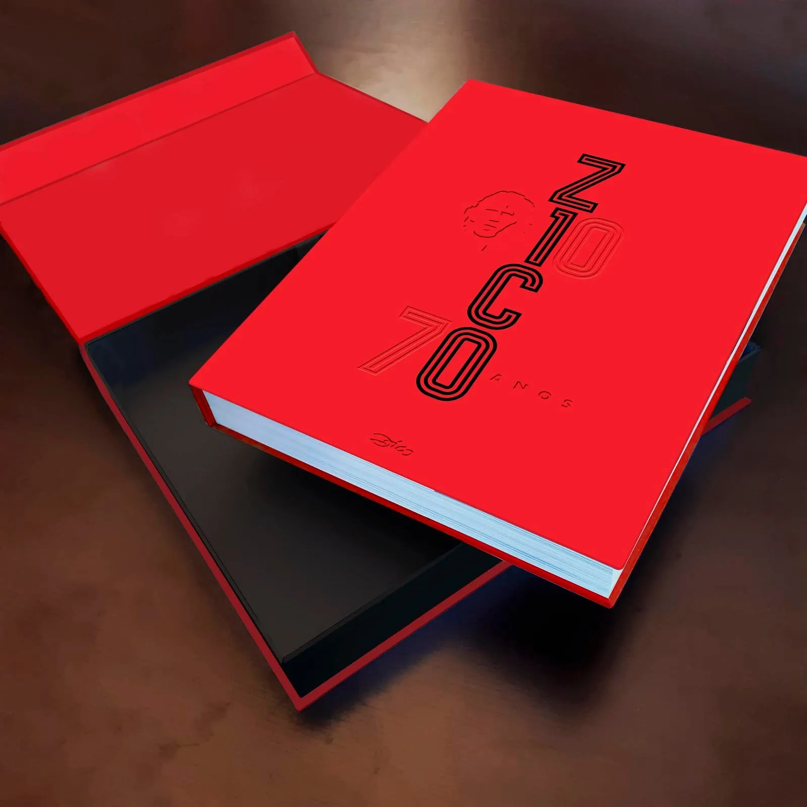 Livro Formato Table Book Zico 70 Anos