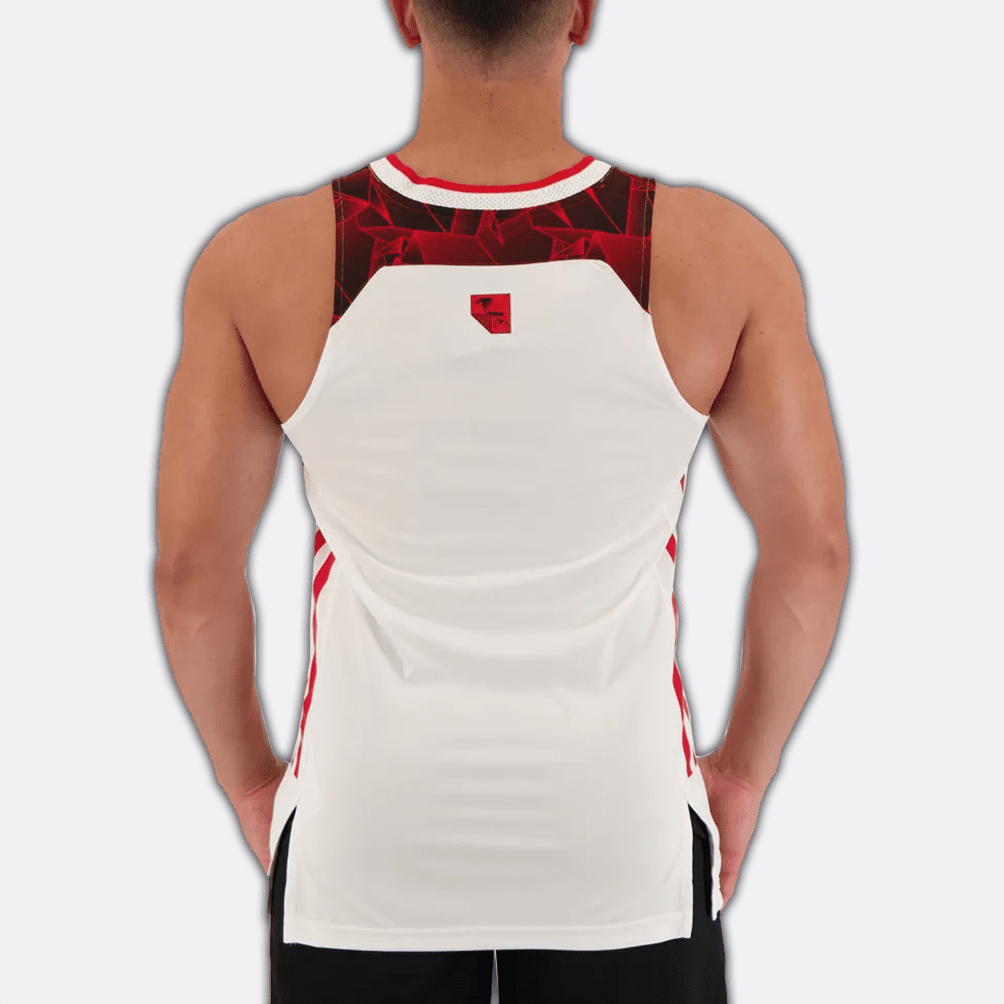 Regata Flamengo Basquete Away adidas 2021/22 Branca HC6843