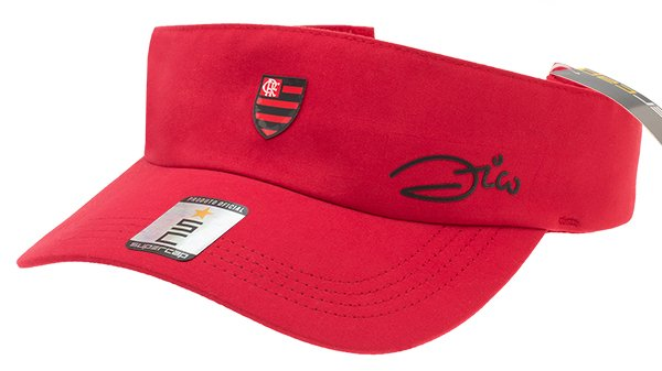 Viseira Zico Silk Flamengo Faixa Microfibra
