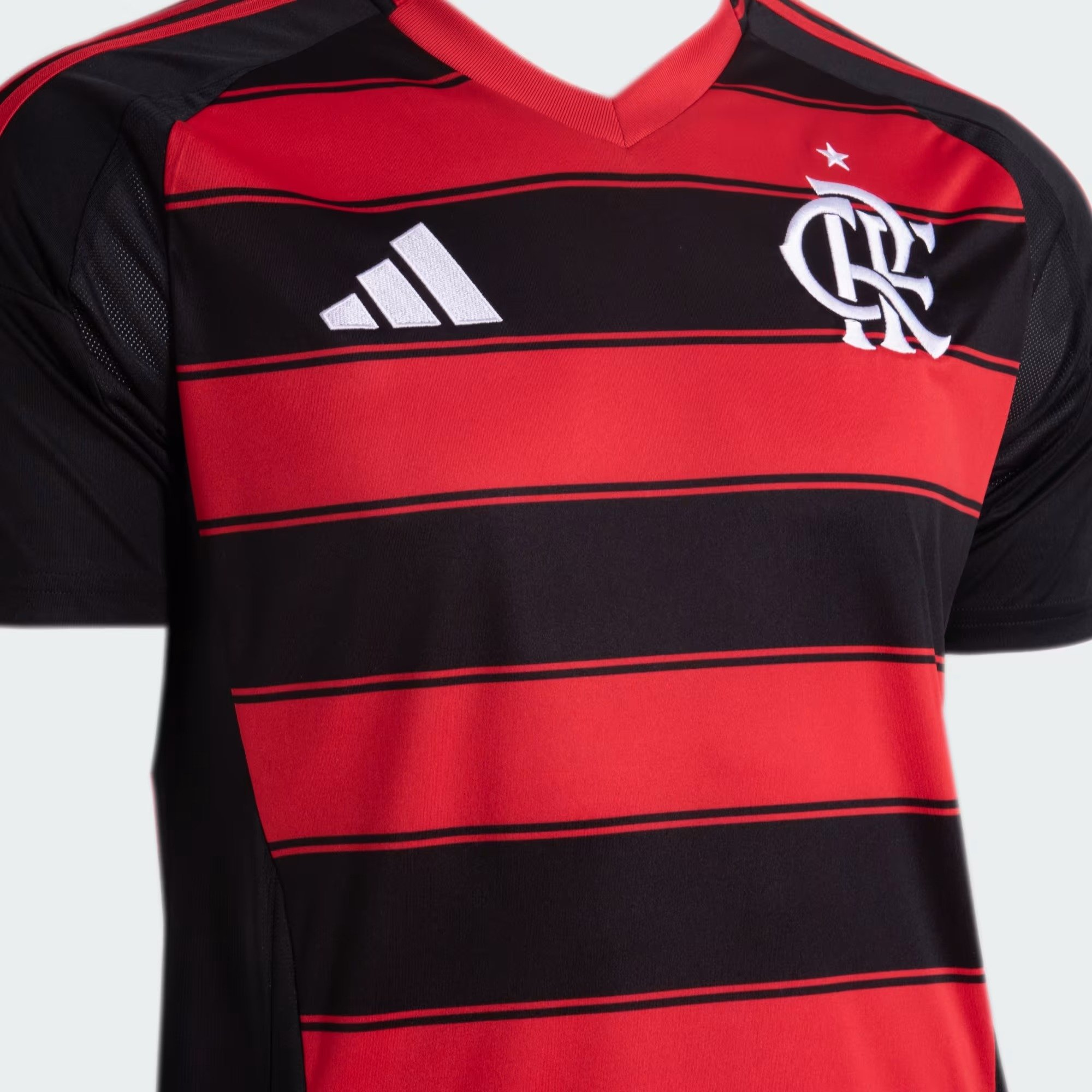 Camisa Flamengo Adidas I 2025/26 Rubro-Negra IV6052