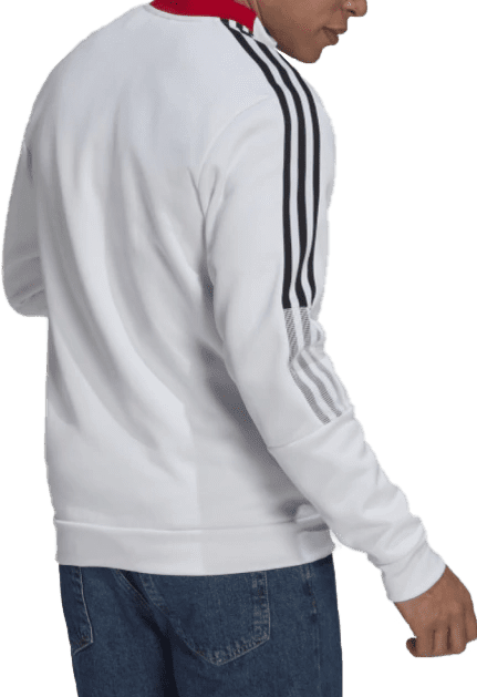 Jaqueta Flamengo 21/22 Hino Adidas Masculina - Branco GR4292