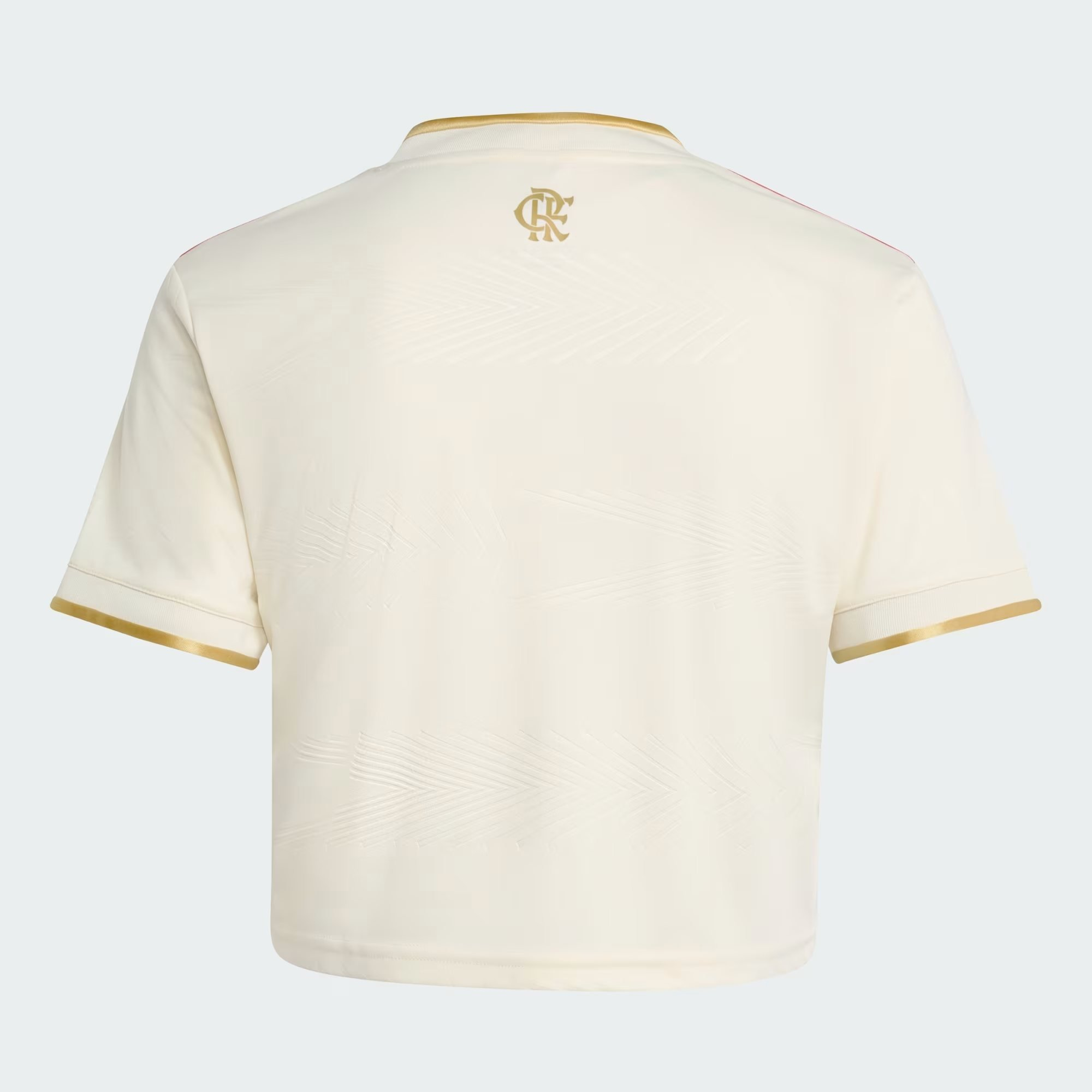 Camisa Feminina III Flamengo 2025 Cropped Off White JN9033